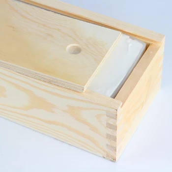 Dlouho Velikost Silikonové Mýdlo Formy s Dřevěnou Krabici Obdélník Bochník Formy DIY Handmade Bochník Mýdla, Takže Nástroj
