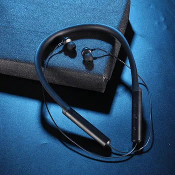 Dlouhá pohotovostní pásek na Krk stereofonní vodotěsná Sportovní Bezdrátová Sluchátka Magnetickým Systémem Bluetooth Sluchátka Podpora TF Karet pro Telefon