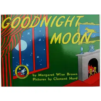 Dobrou Noc Měsíc Margaret Wise Brown Vzdělávací Anglicky Picture Book Learning Card Příběh Kniha Pro Dítě Děti Děti Dárky