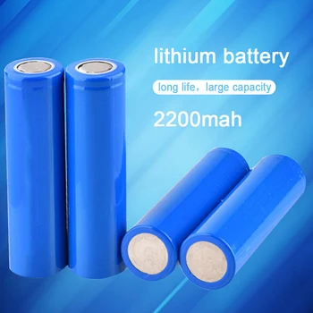 Dobíjecí baterie 18650 Náhradní baterie 3.7 v 2200mAh akumulátory aa lithium 3.7 v Li-po Dobíjecí 18650 Baterie