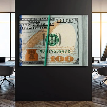 Dolar, Peníze, Plakát, Inspirující Umělecké Plátno Canvas Nástěnné Malby, Umění Obrázky pro Obývací Pokoj Domácí Výzdoba (Bez Rámečku)
