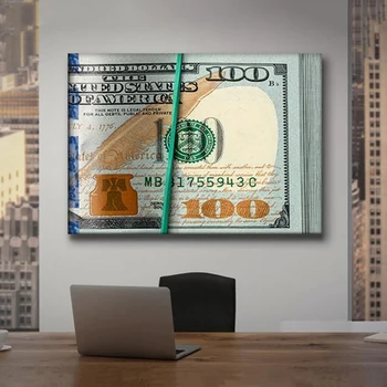 Dolar, Peníze, Plakát, Inspirující Umělecké Plátno Canvas Nástěnné Malby, Umění Obrázky pro Obývací Pokoj Domácí Výzdoba (Bez Rámečku)