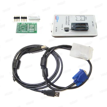 Doprava zdarma RT809F +11 Adaptérů Sériové ISP VGA LCD Programátor USB Opravy Nástroje 24 25 93 Sériové IC RTD2120 Lepší Než EP1130B