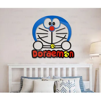 Doraemon 3D solid crystal stěnu ložnice s obývacím pokojem třídě samolepky coffee shop dekorace nápady