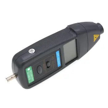 DT2236C 2 v 1 Rychlost Detektor Metr Laser RPM Otáčkoměr LED Digitální Optický Kontakt Otáčkoměr Detektor Metr