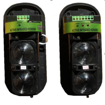Dual Dva 2 Double Beam Fotoelektrický Bezpečnostní Infra závora Senzor, Detektor Alarm Venkovní 30M-150M