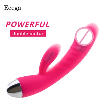 Dual Motor G Spot Vibrátor pro Ženy, Robertek, Hračku, Vibrátor Vaginální Klitorisu Masér Ženské Masturbant Sexuální Hračky pro Ženy