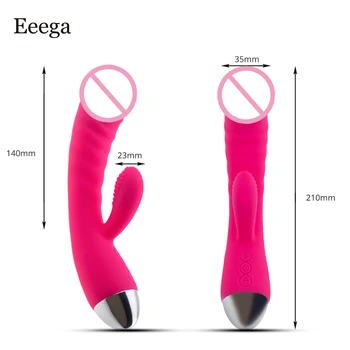 Dual Motor G Spot Vibrátor pro Ženy, Robertek, Hračku, Vibrátor Vaginální Klitorisu Masér Ženské Masturbant Sexuální Hračky pro Ženy