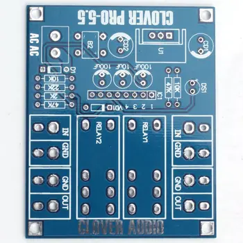 Dual OMRON Relé 7812+UPC1237 Mluvčí Rady pro Ochranu Kit pro DIY hi-fi AC 12-24