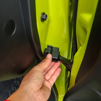 Dveře auta se Zátkou Ochrana Dveří Zkontrolujte, zda Rameno Zastavit Kryt pro Suzuki Jimny 2019 pro Zámek Rez Vodotěsné Protector