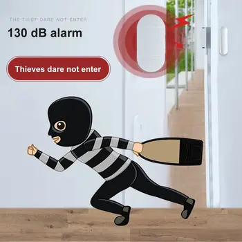 Dveře, Okna, Alarmy, Vstupní Bezpečnostní ABS Bezdrátové Dálkové Ovládání Dveří Senzor Alarm Hostitele Zloděj Domácí Bezpečnostní Poplašný Systém