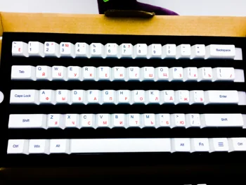 Dyesub tisk keycaps pro mechanické klávesnice barviva sub PBT poškrabané ruský tisk, symbol