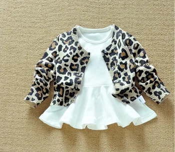 Dítě Leopard, Pletený Svetr Děti Oblečení Nosit chlapci a dívky svetr svetry bavlna kabáty Módní dětské Oblečení dárek