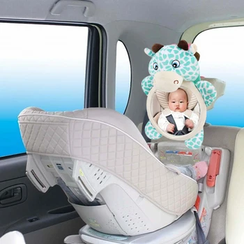 Dítě na Zadní straně Zrcadla, Bezpečnostní Auto Zadní Sedadlo Baby Easy View Zrcátko Nastavitelné Užitečné Roztomilé Dítě Monitor pro Děti, Batole, Dítě