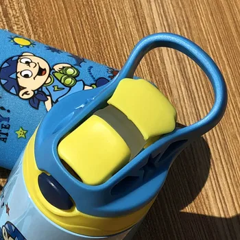 Dítě Vakuové termosky láhev s brčkem z Nerezové oceli Izolovat termosky hrnek cup pro děti, BPA free
