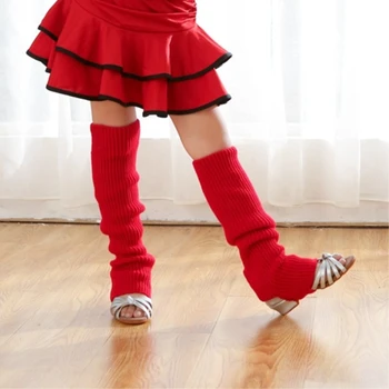 Dívky Tančí Ponožky, Děti, Balet, Latinskoamerické Tance Luk Kolena Vysoké Ponožky Pletení Denní Nošení, Procházky Podzimní Zimní Jarní Děti Horké