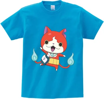 Děti Cartoon Yo-kai Watch digitální tištěné T-shirt Unisex Děti Letní Krátký Rukáv T shirt Baby O-Krk Bavlněné tričko Kostým NN