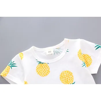 Děti Ležérní Oblečení 2020 Letní Nové Infant Boys T-Shirt, Šortky, Oblečení Děti Tepláková Dětská Dívčí Roztomilý Kreslený Sportovní Sady