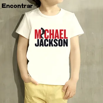 Děti MJ Michael Jackson Design Dítě Chlapci/Dívky Tričko Děti Legrační Krátký Rukáv Topy Děti Roztomilé T-Shirt,HKP713