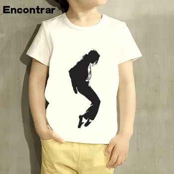 Děti MJ Michael Jackson Design Dítě Chlapci/Dívky Tričko Děti Legrační Krátký Rukáv Topy Děti Roztomilé T-Shirt,HKP713