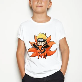 Děti Naruto T-shirt Děti Uchiha Itachi Uzumaki, Sasuke Gaara Kakashi Anime Oblečení Dívky A Chlapce, Kreslené Vtipné Tričko