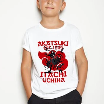 Děti Naruto T-shirt Děti Uchiha Itachi Uzumaki, Sasuke Gaara Kakashi Anime Oblečení Dívky A Chlapce, Kreslené Vtipné Tričko