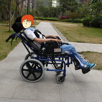 Dětská mozková obrna dětská skládací invalidní vozík ležící dělení vozíku, postižení, postižené invalidní vozík pro dětskou Mozkovou obrnou