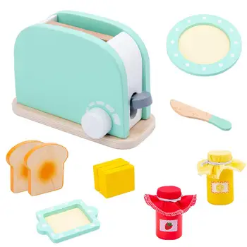 Dětský Domeček Nastavit Realistické Zajímavé Kuchyně Hry Toy Chléb Stroj Kávovar Palačinka Stroj