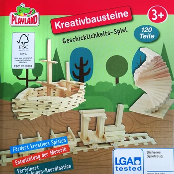 Dřevěné kreativní vrstva stohování high-vzestup stavební bloky dětské intelektuální výkon hračka shromáždění hromadu věž konstrukce hra