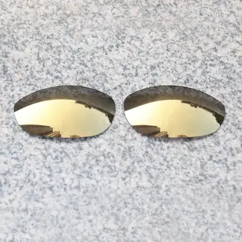 E. O. S Polarizační Vylepšené Náhradní Objektivy pro Oakley Monster Dog sluneční Brýle Bronz Gold Polarizované Zrcadlo