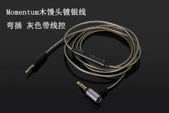 Earmax Sluchátka Upgrade Kabel Pro Sennheiser Pro HYBNOST OFC Postříbřené Vodiče Core hi-fi Audio Kabel 1,2 m, 3,5 mm Na 2,5 mm Jack