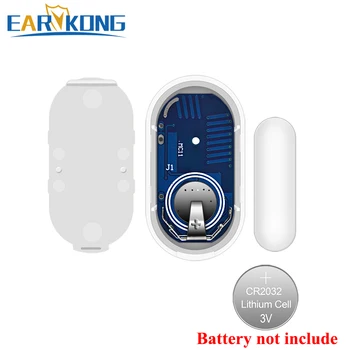 EARYKONG 10 KS otevřených dveří senzor dveří, detektor jazýčkový spínač bezdrátové 433MHz pro domácí bezpečnostní wi-fi domů gsm alarm garáži alarm