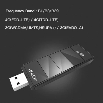 EDUP 150Mbps 4G USB WiFi Dongle LTE Univerzální USB Modem s Podporou 3G/4G Nano Sim Kartu pro Mobilní Širokopásmové připojení pro PC, Telefon