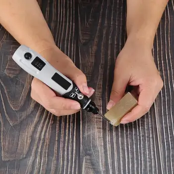 Efektivní Bruska Mini Aku bruska USB Dobíjecí Bruska Set Rotační Nástroj Sada pro Frézování, Leštění Jade Řezba
