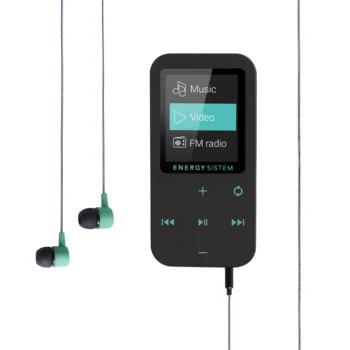 Energy Sistem MP4 Touch Bluetooth (MP 4 přehrávač, 8 GB, Dotykový Panel, in-ear sluchátka, FM Rádio a microSD), Coral, mint