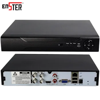 Enster 4CH AHD DVR HD 1080P CCTV DVR 1 Zvukový Vstup 1 Zvukový Výstup Hybridní 6 v 1 DVR
