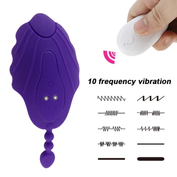 Ergonomický Design Klitorální Sexuální Hračky pro Ženy Nositelné G Spot Vibrátor Dálkové Ovládání Vibrační Kalhotky, Vagína, Klitoris Stimulátor