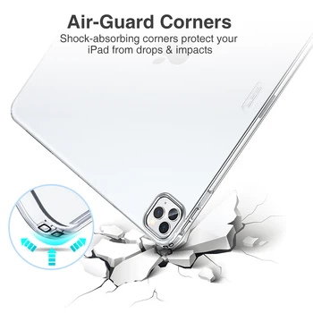 ESR Jasný Případ pro iPad Air 4 2020 Měkké Flexibilní Kryt Ultra Thin Air-Guard Ochranné Pouzdro pro 2020 iPad Air 4 Jasné Měkké Funda