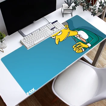 Extra-large jednoduché a kreativní Simpson podložka pod myš herní, zahuštěný vodotěsné klávesnice pro kancelářské vlastní klávesnice počítače, kreslené