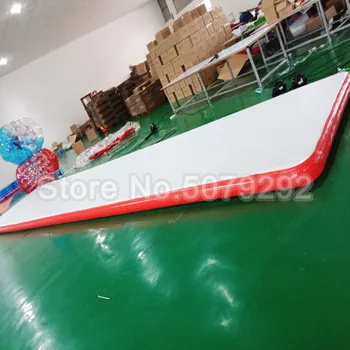 Factory Přímý Prodej Nafukovací Air Track Mat Velkých rozměrů, 6m/7m/8m Gymnastika Mat Pro Trénink DWF Materiál Air Patře S Čerpadlem