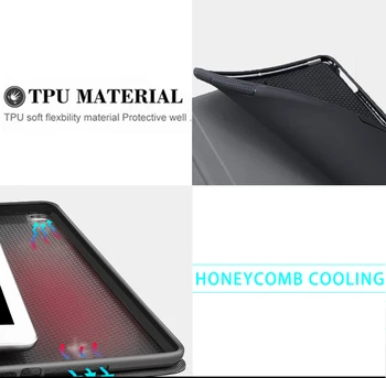 Flip pravá Kůže Tablet Pouzdro Pro Apple iPad Air3 Pro 10.5 palcový Stojan Smart Cover Coque ipad Air 3 Pro 10.5 Případech Fundas