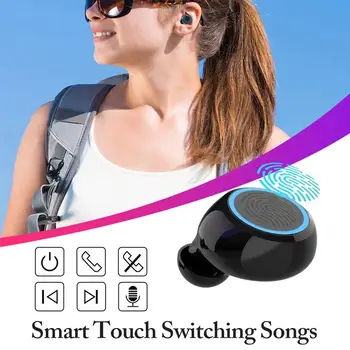 FLUXMOB M11 in-ear Bezdrátová sluchátka Bluetooth 5.0 Sluchátka Mini TWS Sluchátka nabíjecí box Sport Headset Pro nabíjení smartPhone
