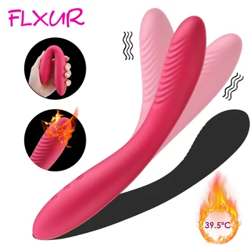 FLXUR Vibrátory pro Ženy, Měkké Silikonové Dildo Vibrátor G Spot Klitoris Stimulátor Ženské Masturbant Dospělé Sexuální Hračky pro Ženy