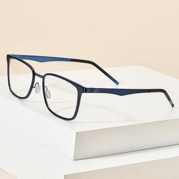 FONEX Slitiny Acetát Brýle Muži Náměstí Předpis Krátkozrakost Optické Brýle Rám 2020 Nové Korea Ženy Bezšroubové Brýle F1007
