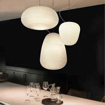 Foscarini Kreativní mléčně Bílé Sklo Přívěsek Světlo Kuchyň Obývací Pokoj domácí dekor Jídelní stůl světlo Vnitřní závěsné svítidlo