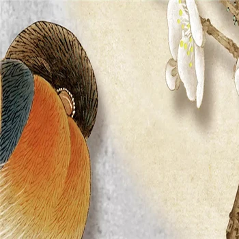 Foto Tapety 3D Čínském Stylu Květiny A Ptáci Nástěnné Malby Obývací Pokoj, TV Pohovka Pozadí Stěny Ložnice nástěnné Malby Domácí Výzdoba