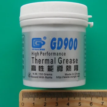 GD900 Tepelně Vodivé Mazivo Pasta Silikonová Omítka Chladič Složené Čisté Hmotnosti 150 Gramů Vysoký Výkon Pro CPU LED CN150