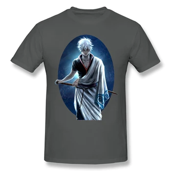 Gintoki Stříbrná Duše T-Shirt Legrační Tees O Krk Bavlna Gintama Oblečení Humor Tričko