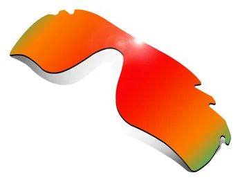 Glintbay 2 Kusy Polarizační sluneční Brýle Náhradní Objektivy pro Oakley RadarLock Path Vented Fire Red a Ice Blue
