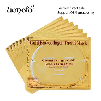 Gold Bio-Collagen Maska Crystal Gold Prášek Collagen Maska Hydratační Anti-aging Péči o Pleť Obličeje